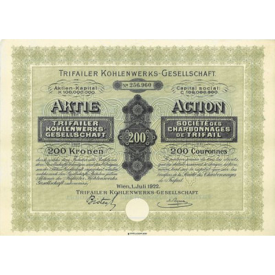 Sté des Charbonnages de Trifail