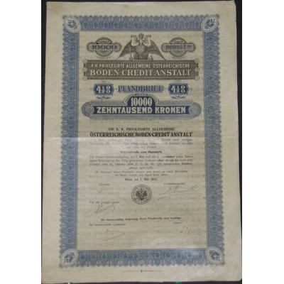 Die K.K. Privilegirte Allgemeine Osterreichische Boden-Credit-Anstalt 4 1/2 %