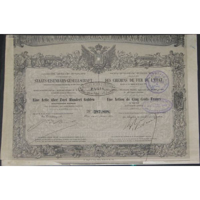 Sté Autrichienne Impériale Royale privilégiée des Chemins de Fer de l'Etat (Act)