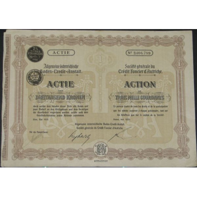 Sté Gale du Crédit Foncier d'Autriche