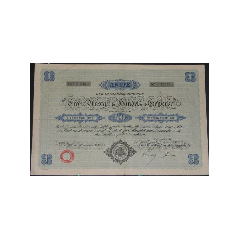 Sté Autrichienne de Crédit pour le Commerce et l'Industrie