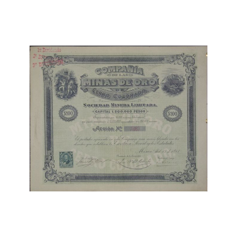 Cia de las Minas de Oro de Cerro Colorado