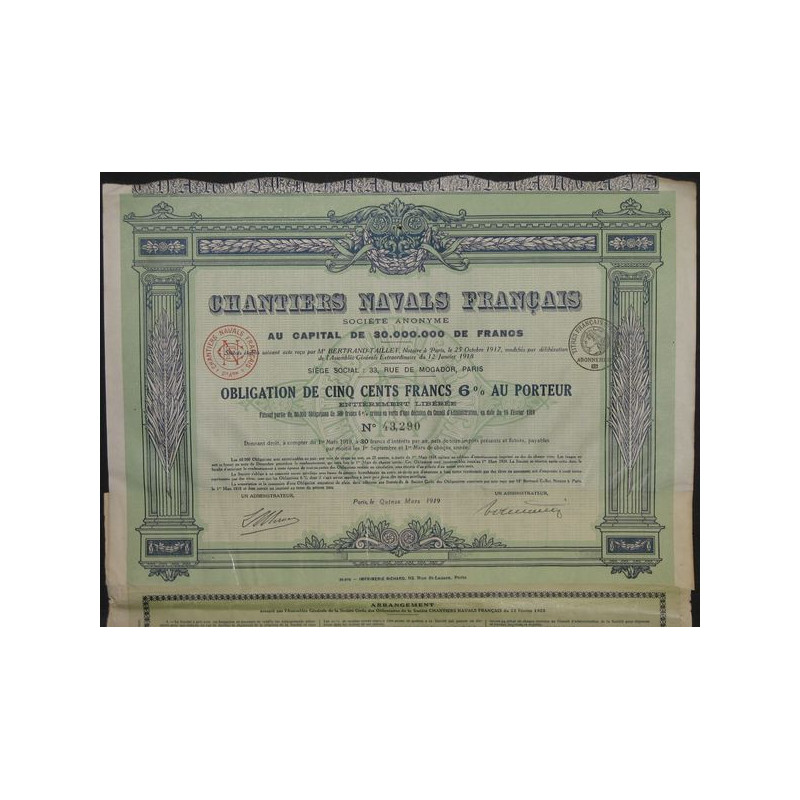 Chantiers Navals Français (Obl 500 F)