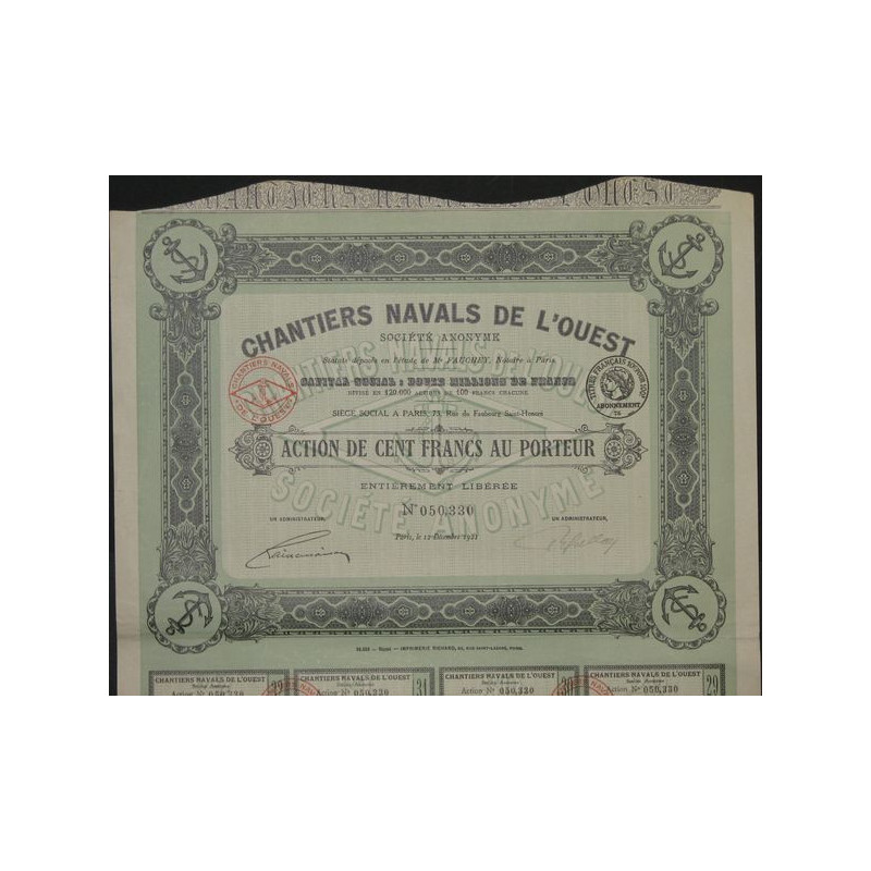 Chantiers Navals de l'Ouest (Act 100 F)