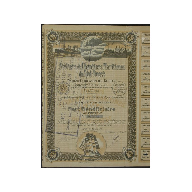 Ateliers & Chantiers Maritimes du Sud-Ouest (Anc Ets Desbats) (PB)