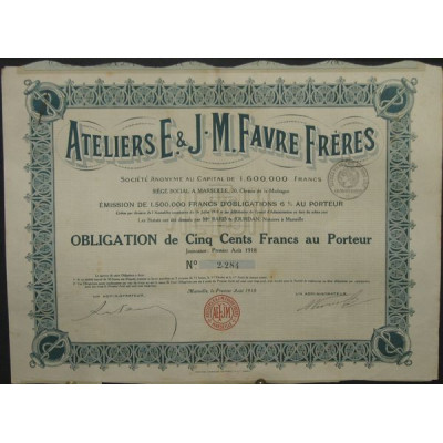 Ateliers E. & J.M. Favre Frères (Obl)