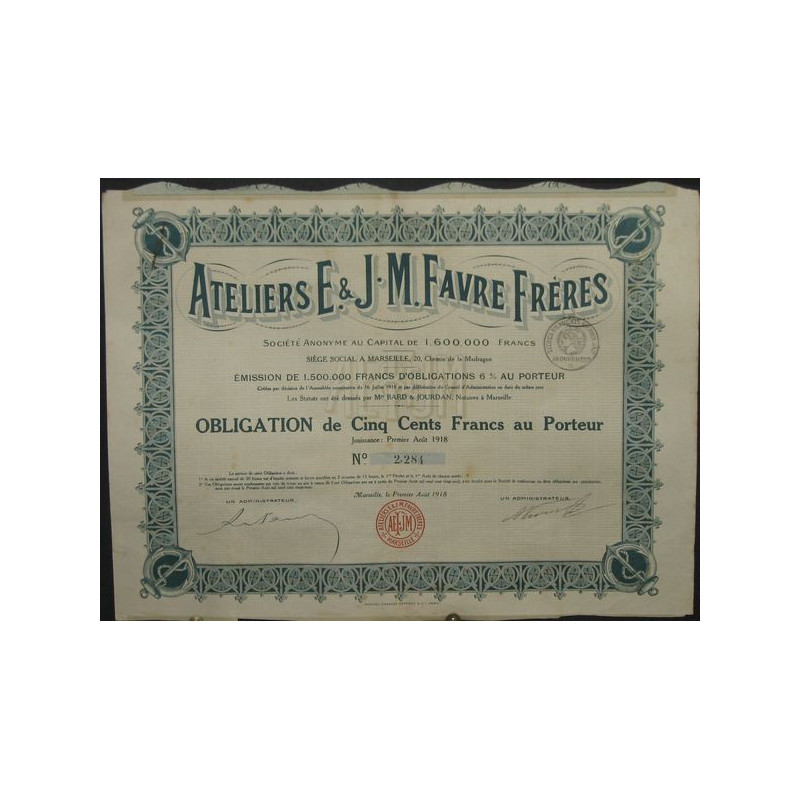 Ateliers E. & J.M. Favre Frères (Obl)
