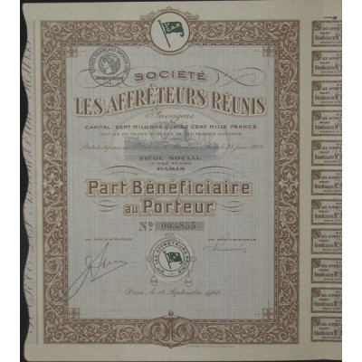 Sté "Les Affréteurs Réunis" (PB)