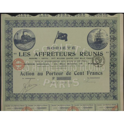 Sté "Les Affréteurs Réunis" (Act 100 F)