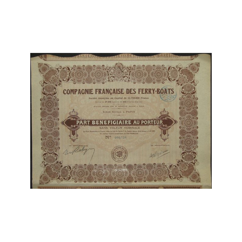 Cie Française des Ferry-Boats