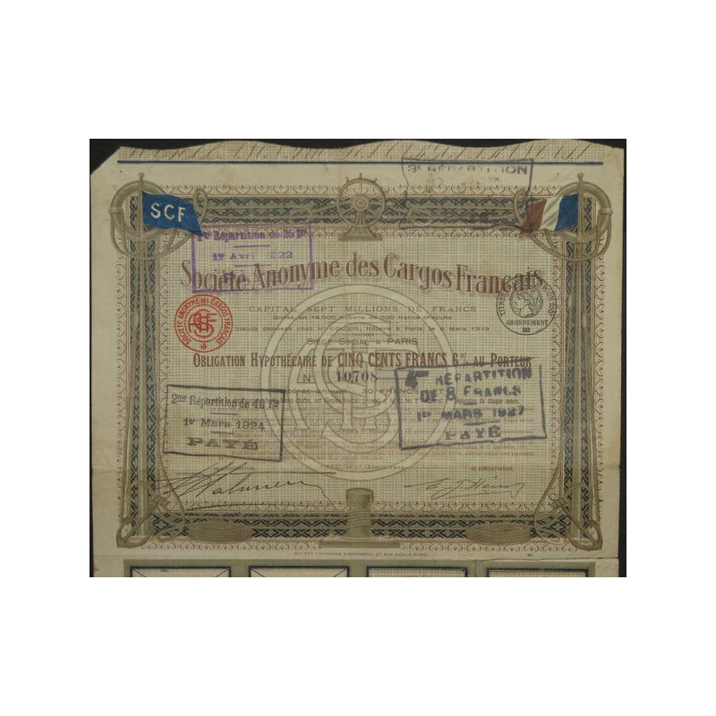 S.A. des Cargos Français (Obl)