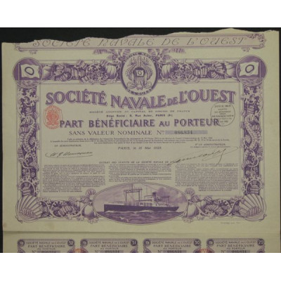 Sté Navale de l'Ouest (PB)