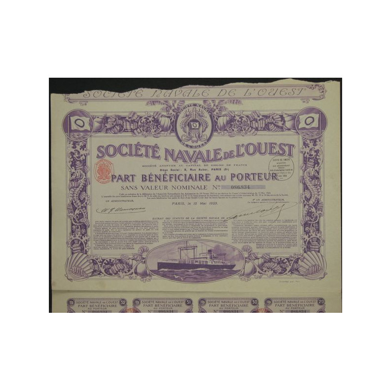 Sté Navale de l'Ouest (PB)