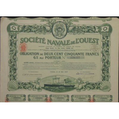 Sté Navale de l'Ouest (Obl)