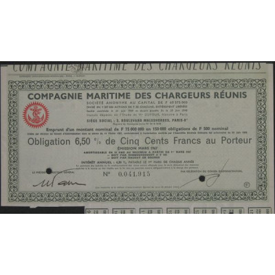 Cie Maritime des Chargeurs Réunis