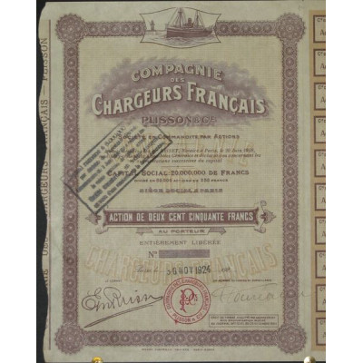 Cie des Chargeurs Français - Plisson & Cie