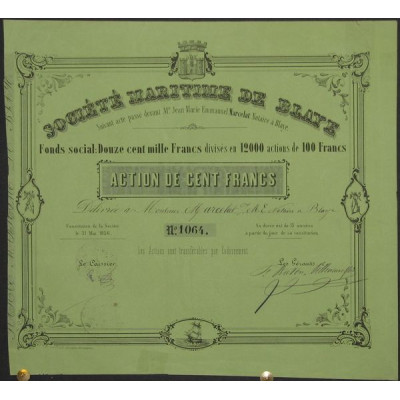 Sté Maritime de Blaye