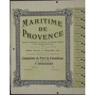 Maritime de Provence (blanquette)