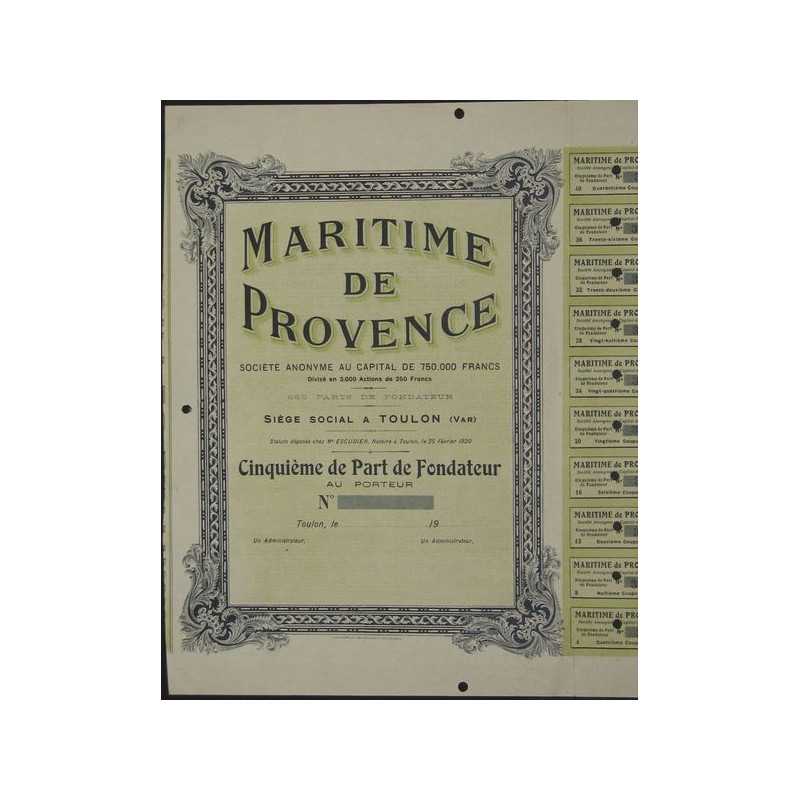 Maritime de Provence (blanquette)