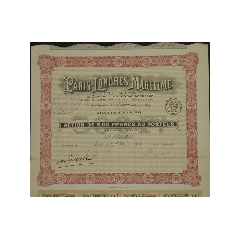 Paris-Londres-Maritime