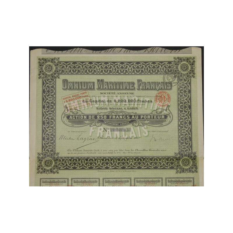 Omnium Maritime Français (Act 250 F)