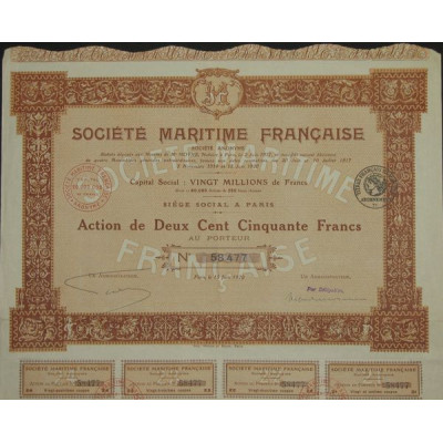 Sté Maritime Française (Act)