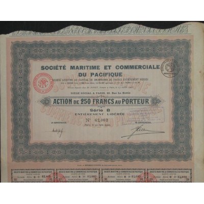 Sté Maritime et Commerciale du Pacifique (Act 1920)