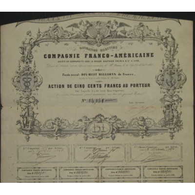 Navigation Maritime - Cie Franco-Américaine - Sté en Commandite sous la raison Gauthier Frères& Cie