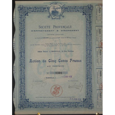 Sté Provençale d'Affretement et d'Armement