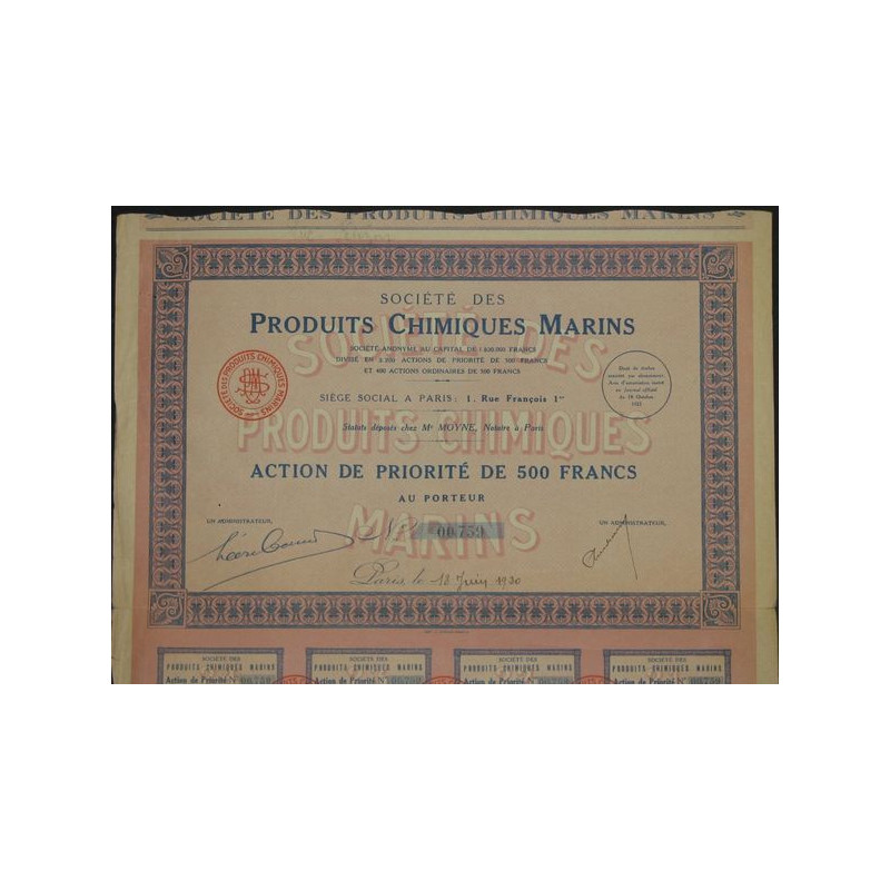 Sté des Produits Chimiques Marins