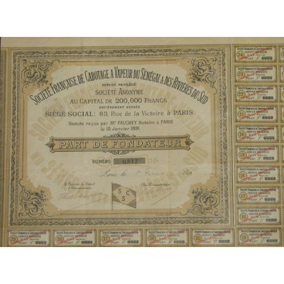 Sté Française de Cabotage à Vapeur du Sénégal et des Rivières du Sud