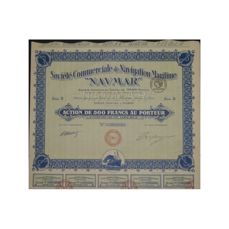 Sté Commerciale de Navigation Maritime "NAVMAR"