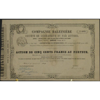 Cie Baleinière (GUILLOT Frères et Cie)