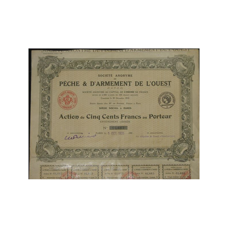 S.A. de Pêche & d'Armement de l'Ouest