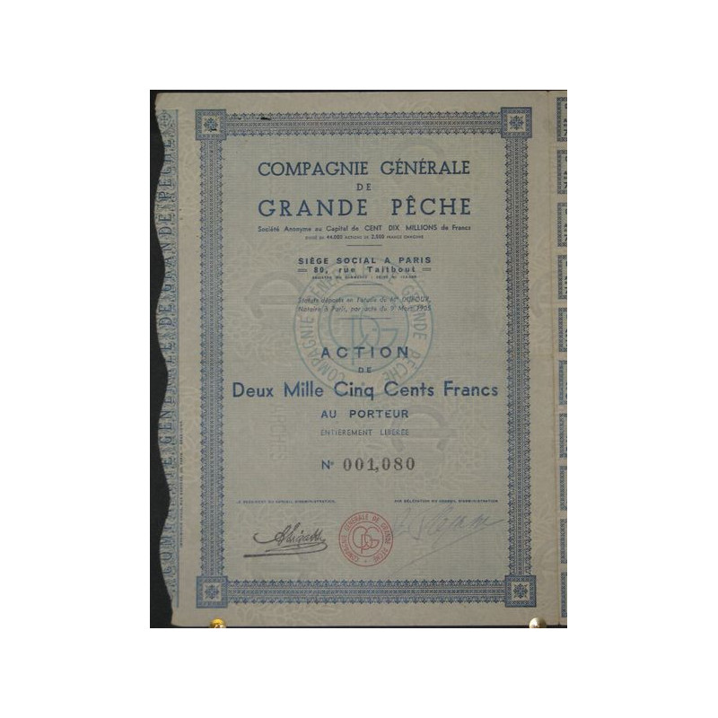 Cie Gale de Grande Pêche