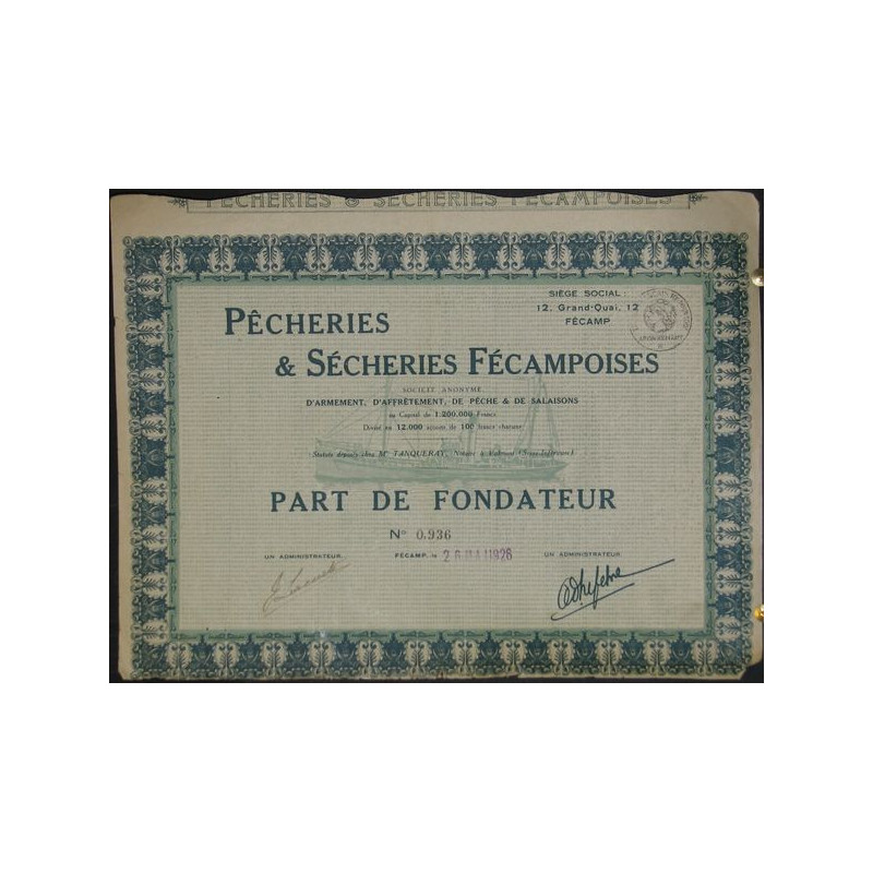 Pêcheries & Sécheries Fécampoises (Armement Affretement Pêche et Salaisons)