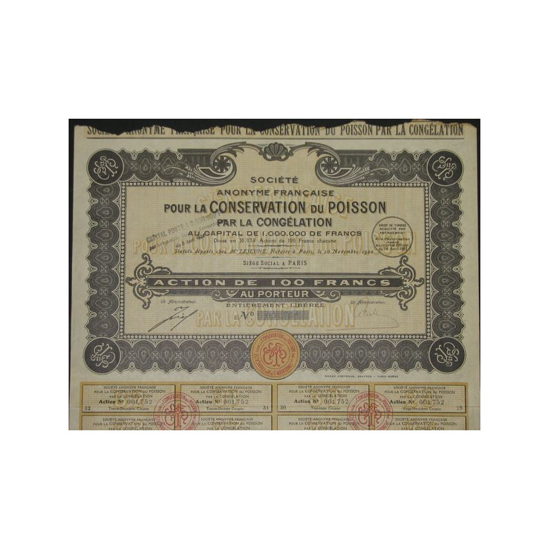 S.A. Française pour la Conservation du Poisson par la Congélation