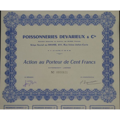 Poissonneries Devarieux & Cie