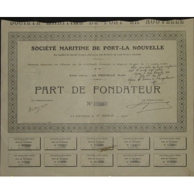 Sté Maritime de Port-la-Nouvelle