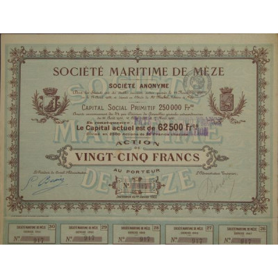 Sté Maritime de Mèze