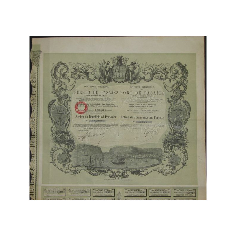 Sté Gale du Port de Pasajes - Province de Guipozcoa (Espagne)