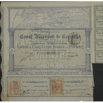 Sté Internationale du Canal Maritime de Corinthe (Act 500 F)