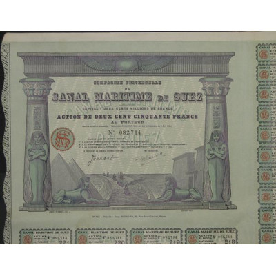 Cie Universelle du Canal Maritime de Suez (Act)