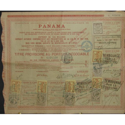 Cie Universelle du Canal Interocéanique de Panama (titre provisoire)