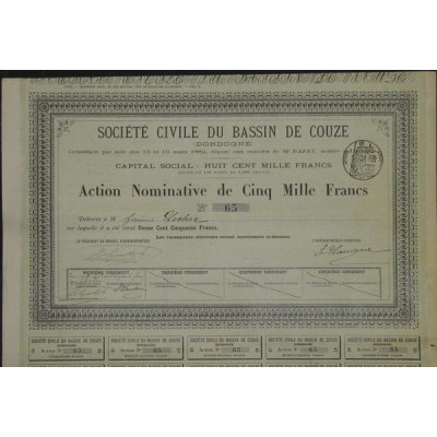 Sté Civile du Bassin de Couze