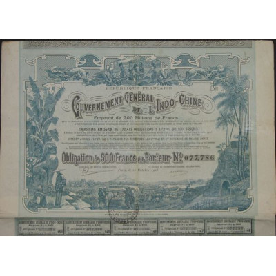Gvt Général de l'Indo-Chine – Emprunt