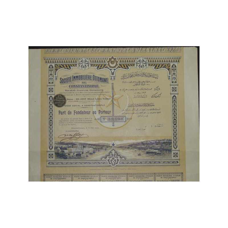 Sté Immobilière Ottomane de Constantinople
