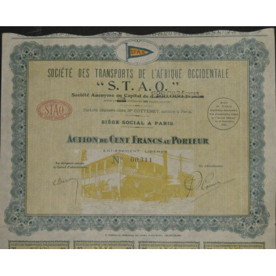 Sté des Transports de l'Afrique Occidentale "S.T.A.O." (modèle 2)