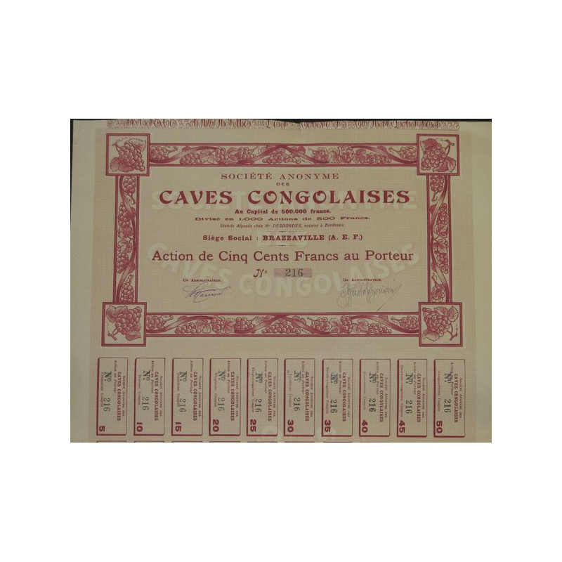 S.A. des Caves Congolaises