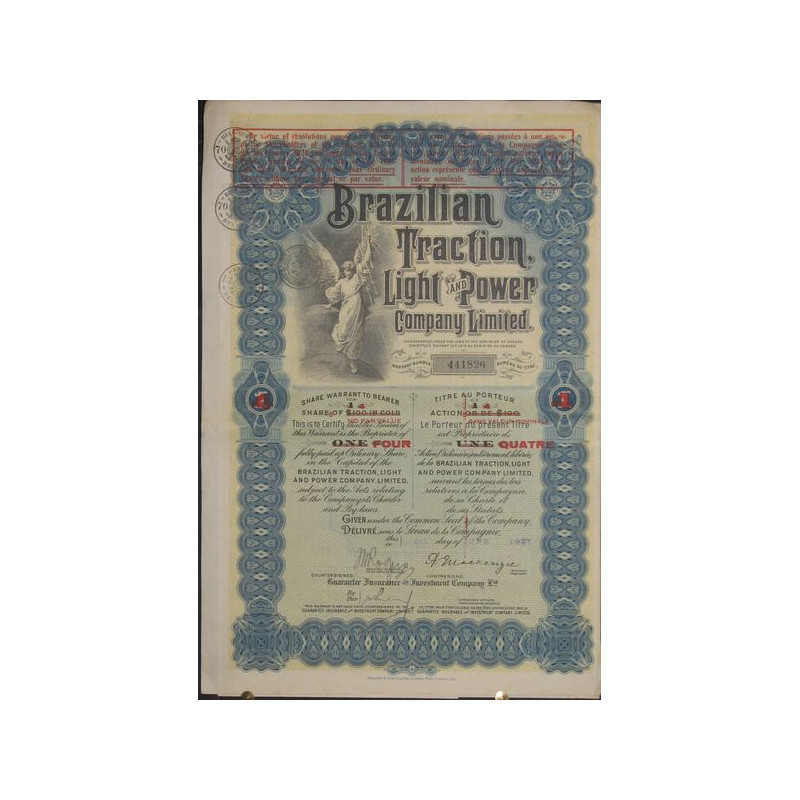 Brazilian Traction Light and Power Cy Ltd (4 Act)